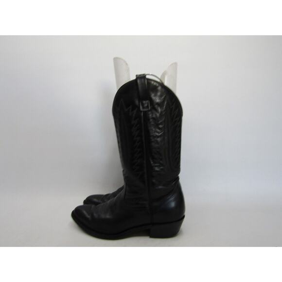 Mason Mens SIze 9 B (Narrow Width) Black Leather Western Cowboy Boots main image 6